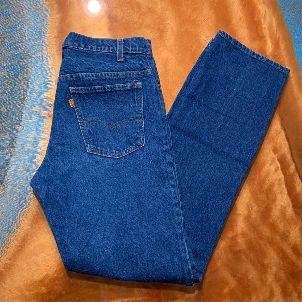 Vintage Levi’s Orange Tab 509 5 pocket Dark Wash Jeans